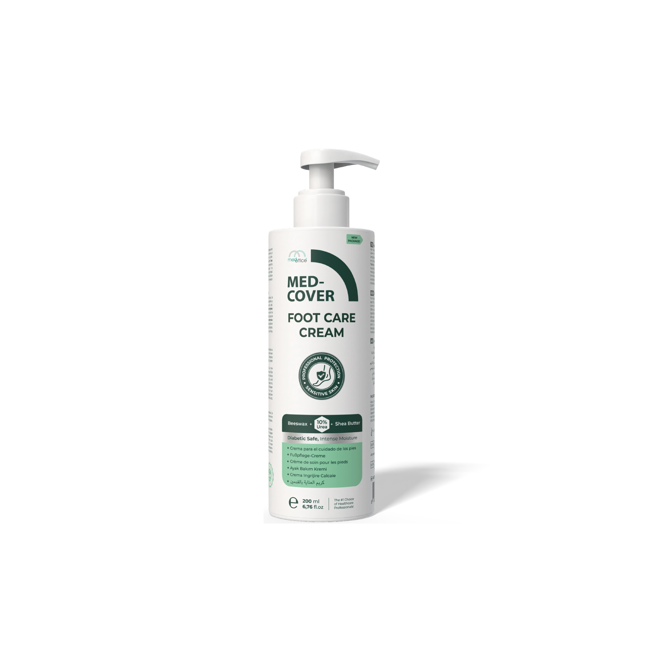 MED-COVER Fußpflegecreme mit 10 % Urea und Sheabutter