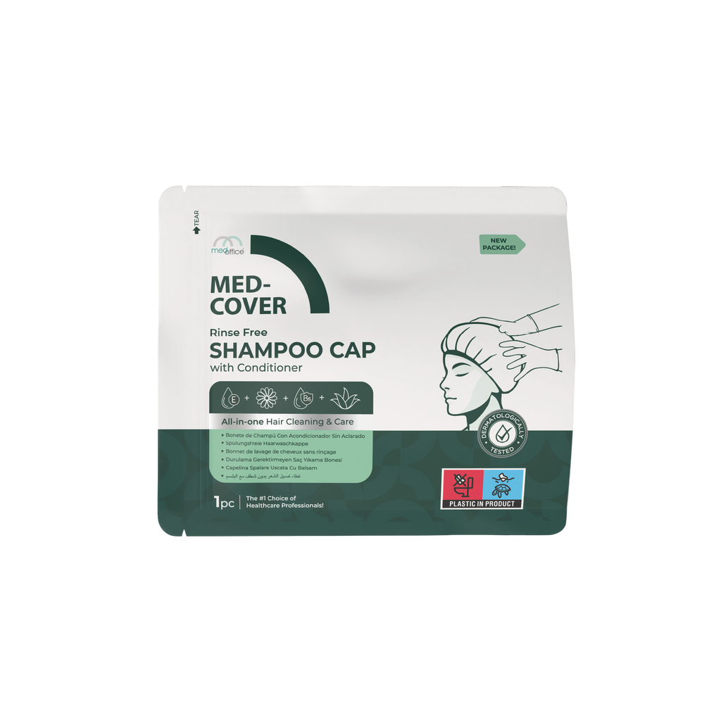 MED-COVER Shampoo-Haube für die Haarwäsche ohne Wasser