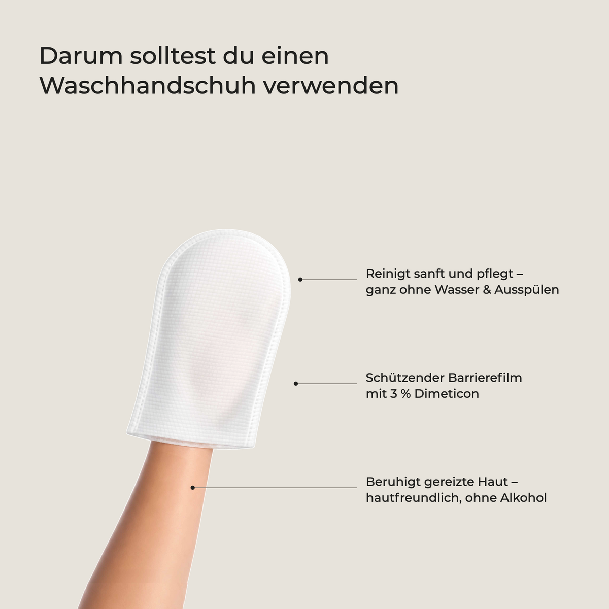 Waschhandschuh – Deine Vorteile auf einen Blick